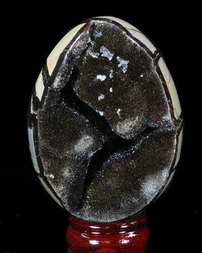 Septarian Dragon Egg Geode - Barite Crystals #88520
